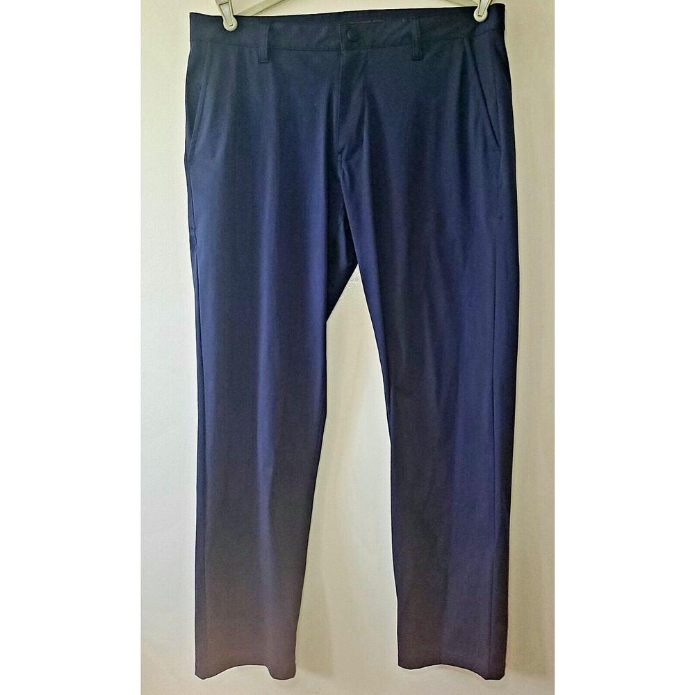 Rhone Commuter Pants Mens Blue FlexKnit Stretch Golf Activewear Chino Size 33